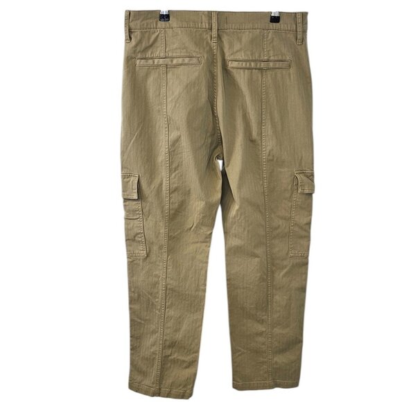 Madewell Womens 90's Straight Cargo Pants, Tan Khaki, Utility, Size 31 - Picture 2 of 9